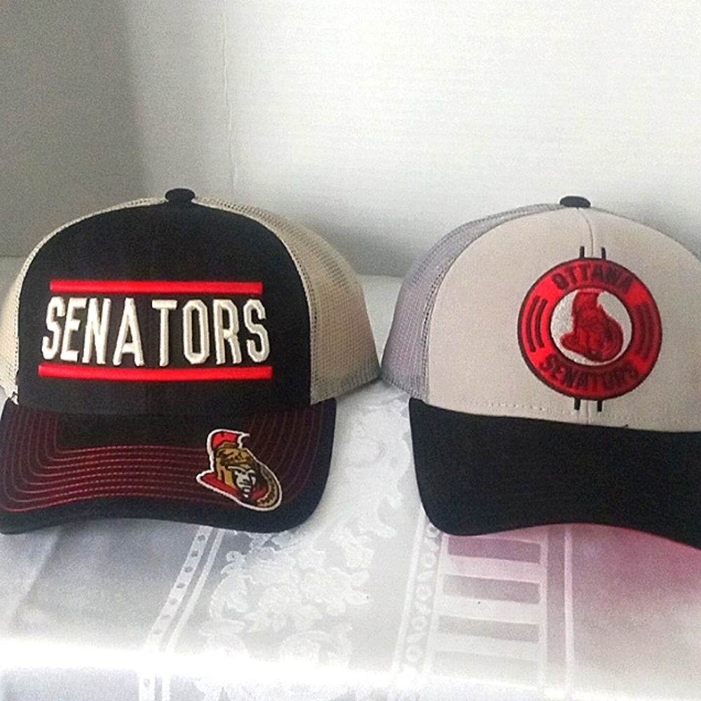 NHL  NWT OTTAWA SENATORS SNAP BACK  MESH HATS ADJUSTABLE HEADWEAR